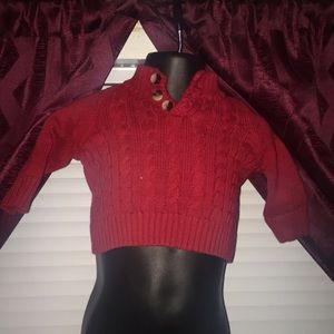 “Cat and jack”Red sweater. NB/RN